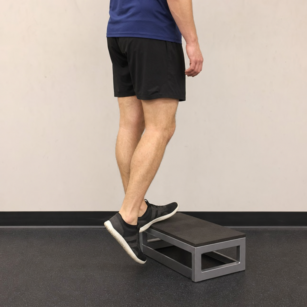 eccentric calf lowering exercise for achilles tendonitis treatment